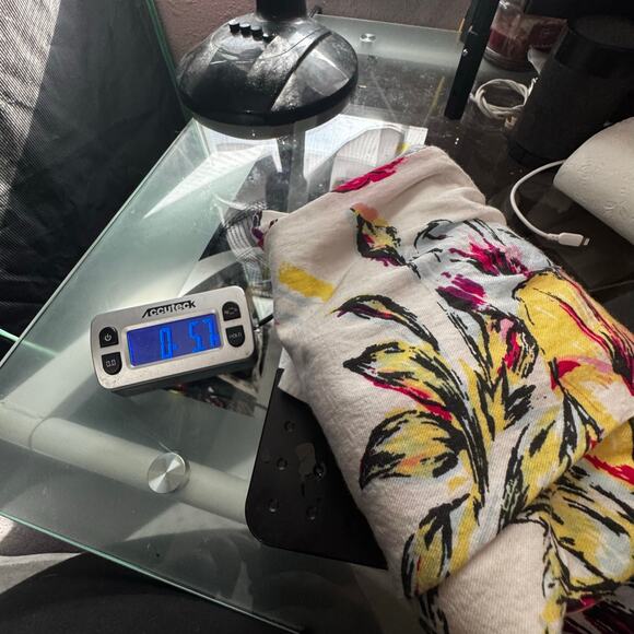 CAbi #469 Floral Afternoon in the Garden A Line Skirt Pleated White Women Size 2 - Picture 13 of 13